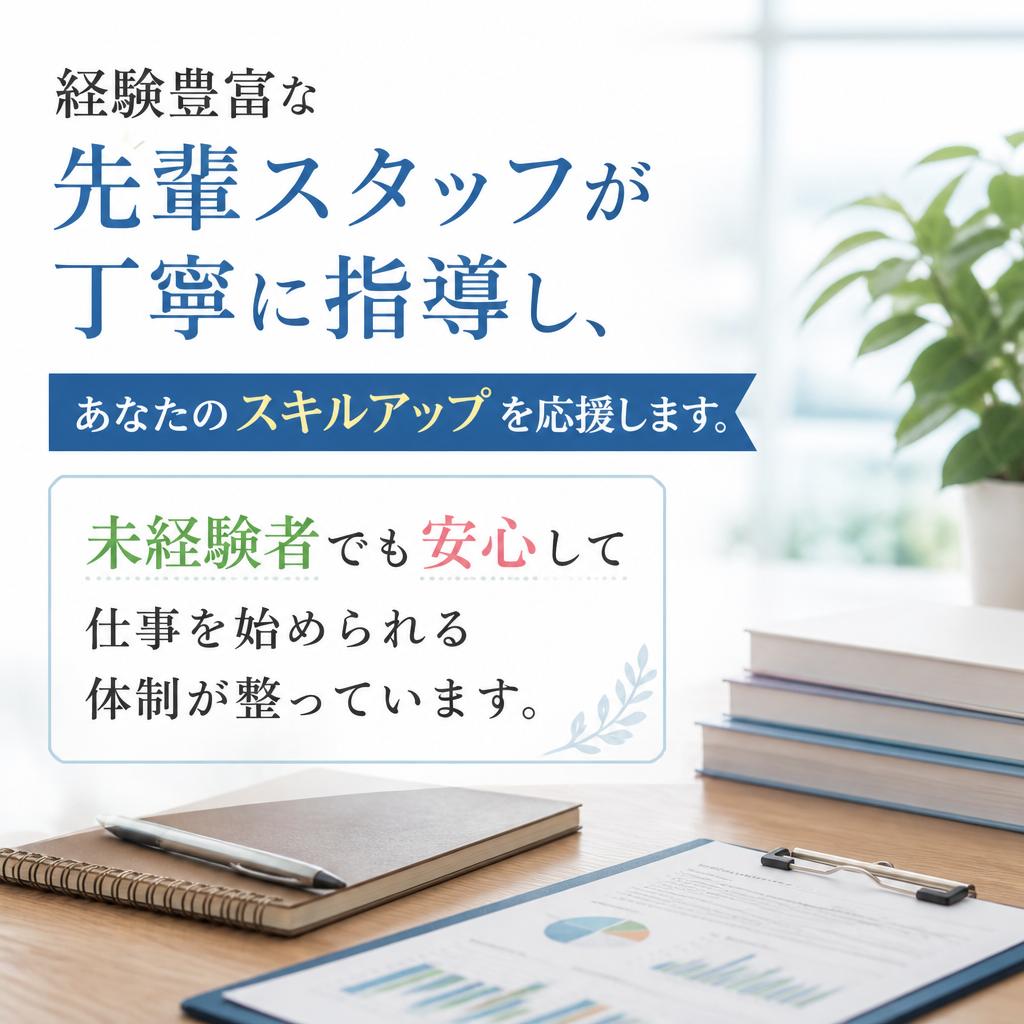 専門職がしっかりサポート