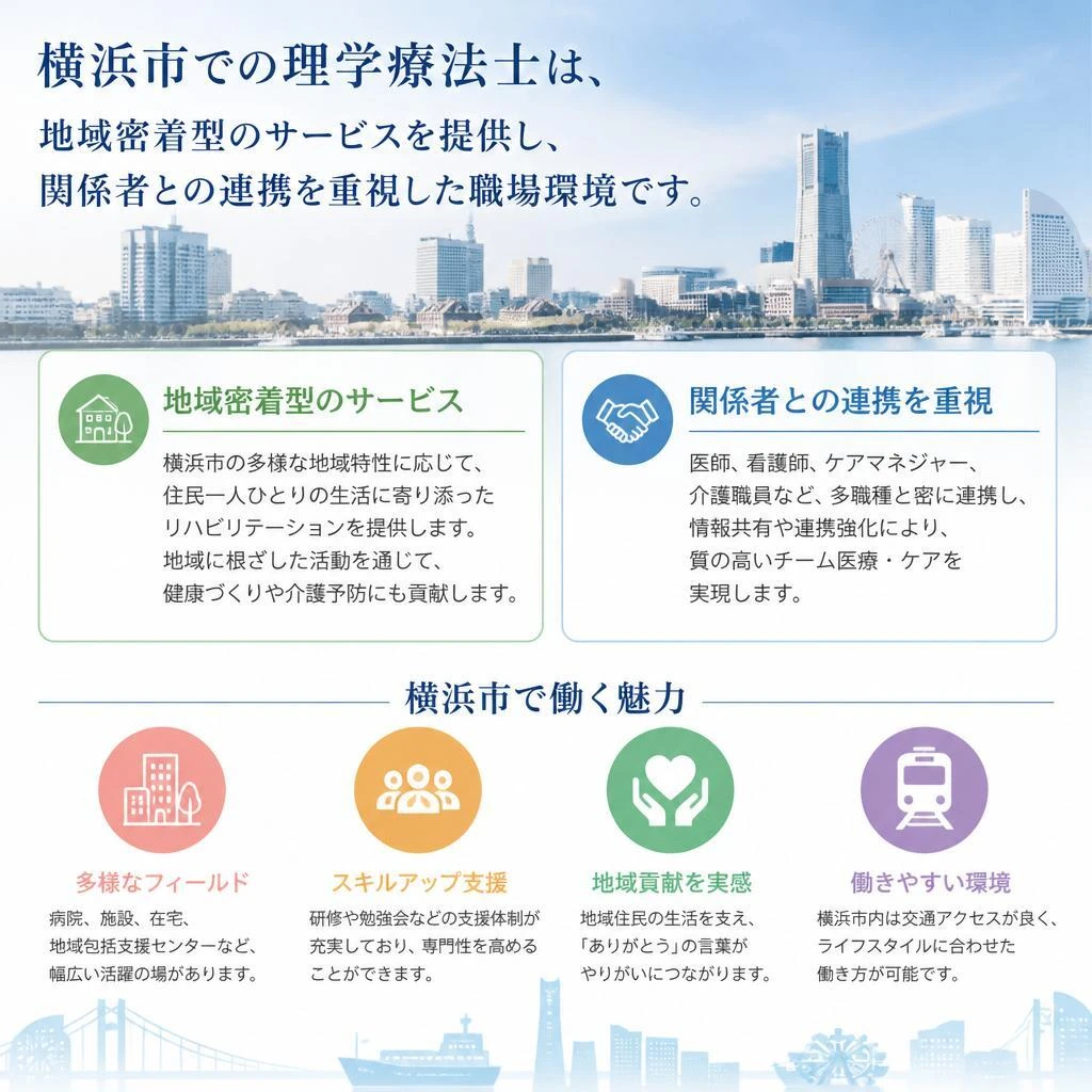 横浜市の理学療法士の職場環境