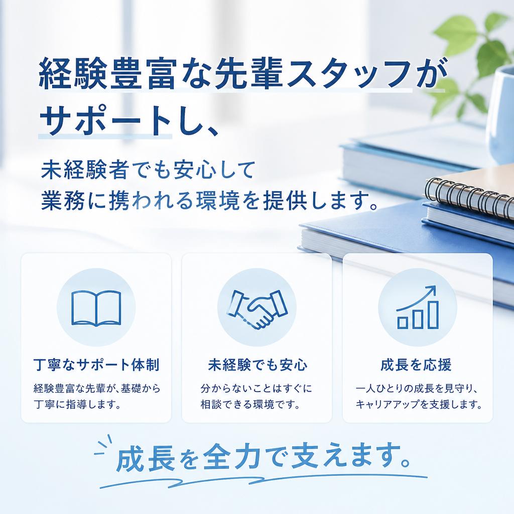 サポート体制が充実